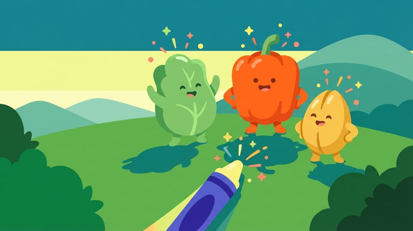 Healthy Food Coloring Pages: Your Guide to Inner Garden Superpowers