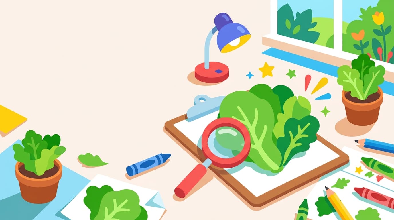 Free Lettuce Facts and Coloring Pages for Kids - Printable PDF