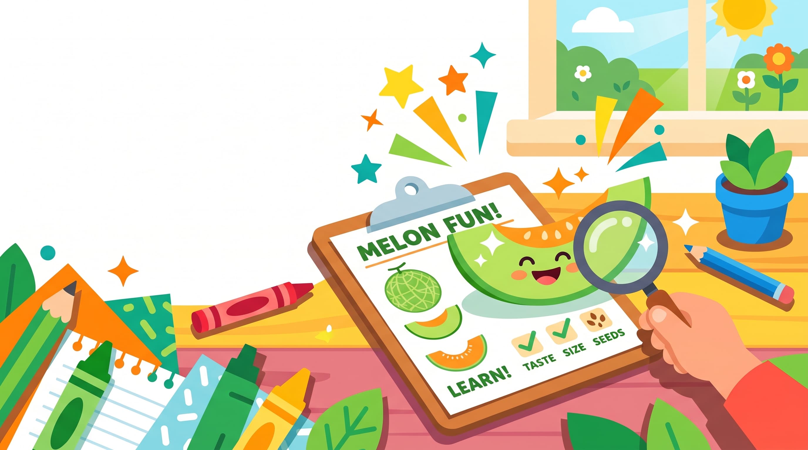 Free Melon Facts and Coloring Pages for Kids - Printable PDF