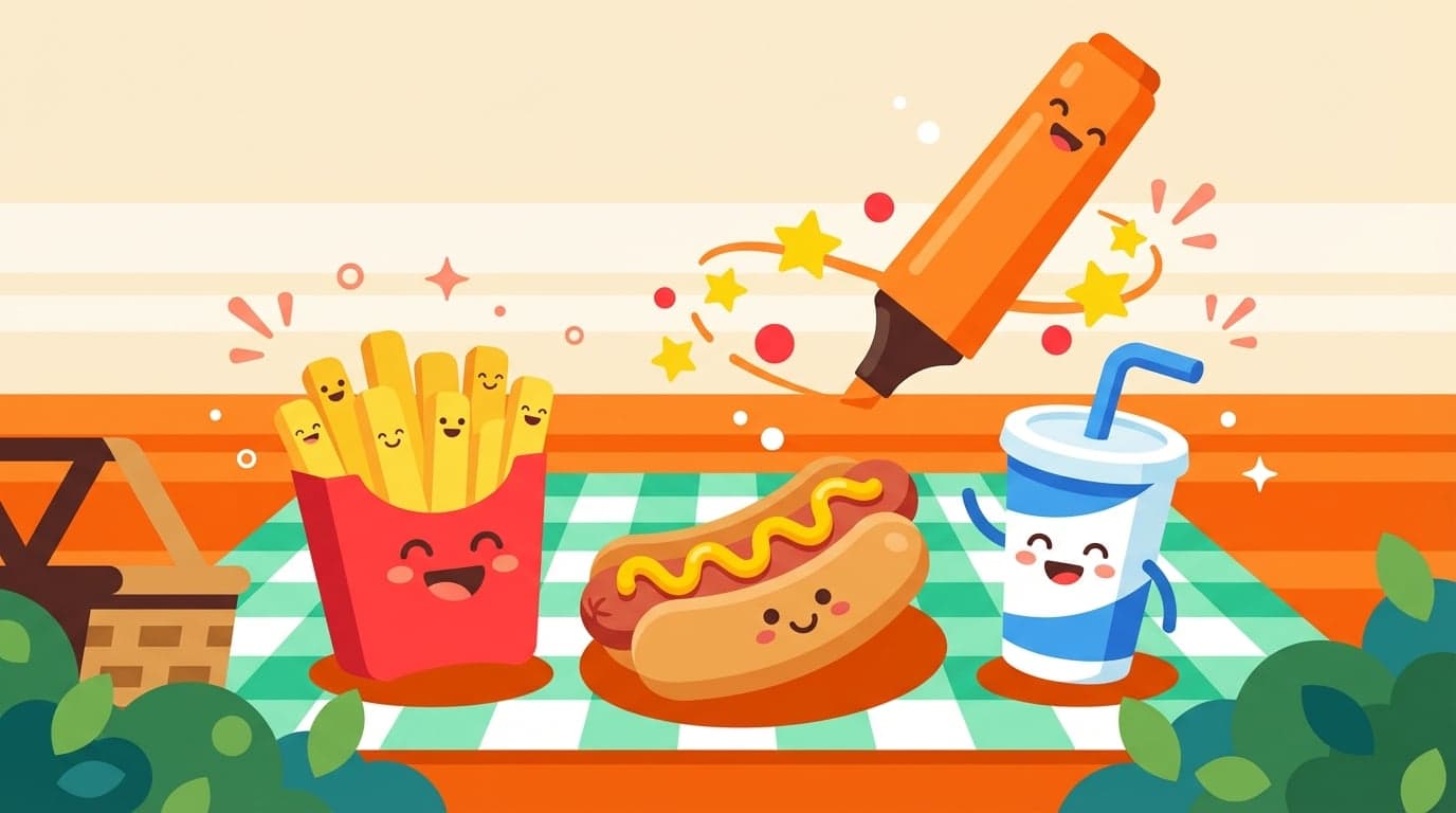 Free Printable Fast Food Coloring Pages: Burger Fun