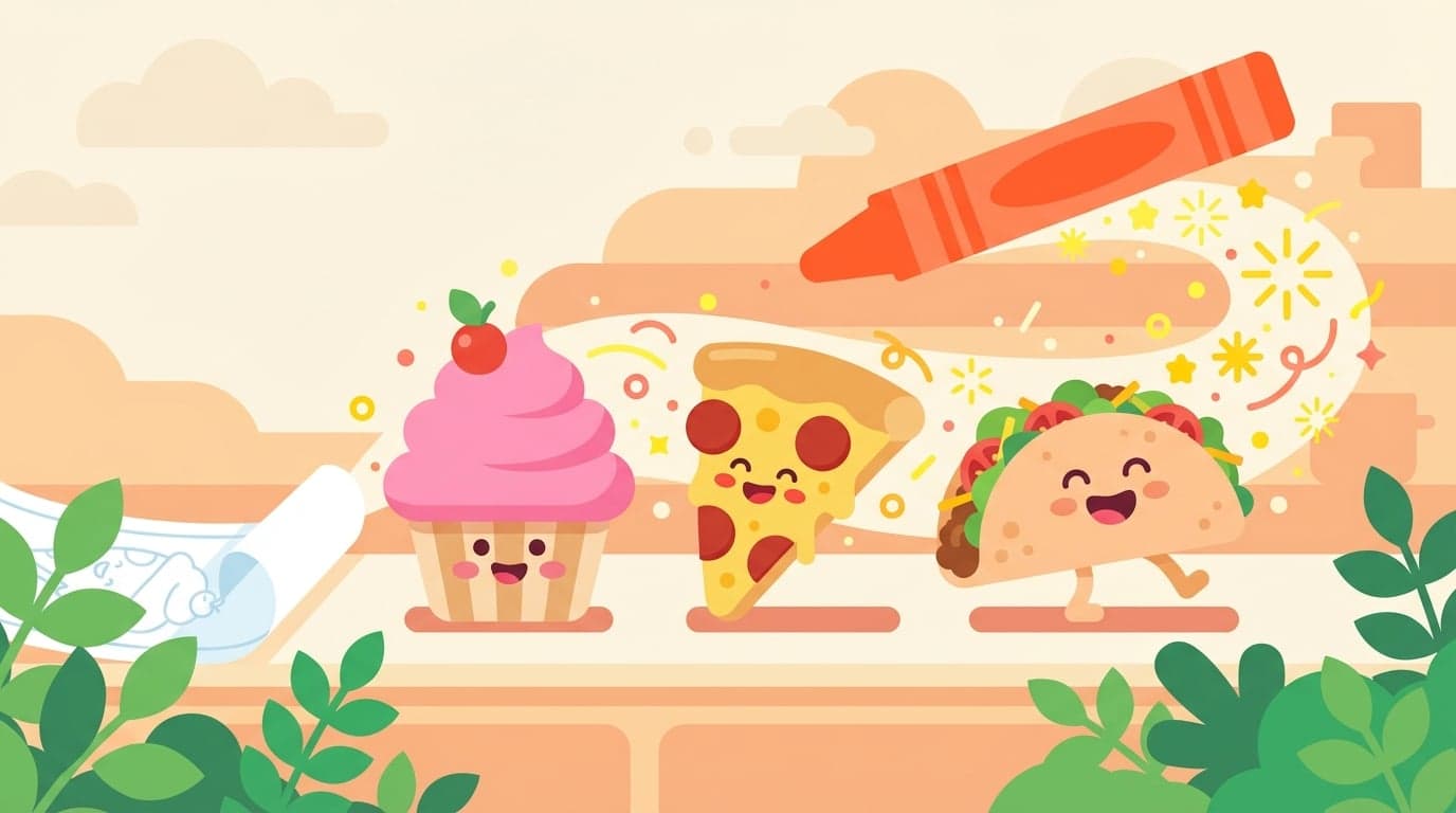 Free Printable Food Coloring Pages: Fun for All Ages