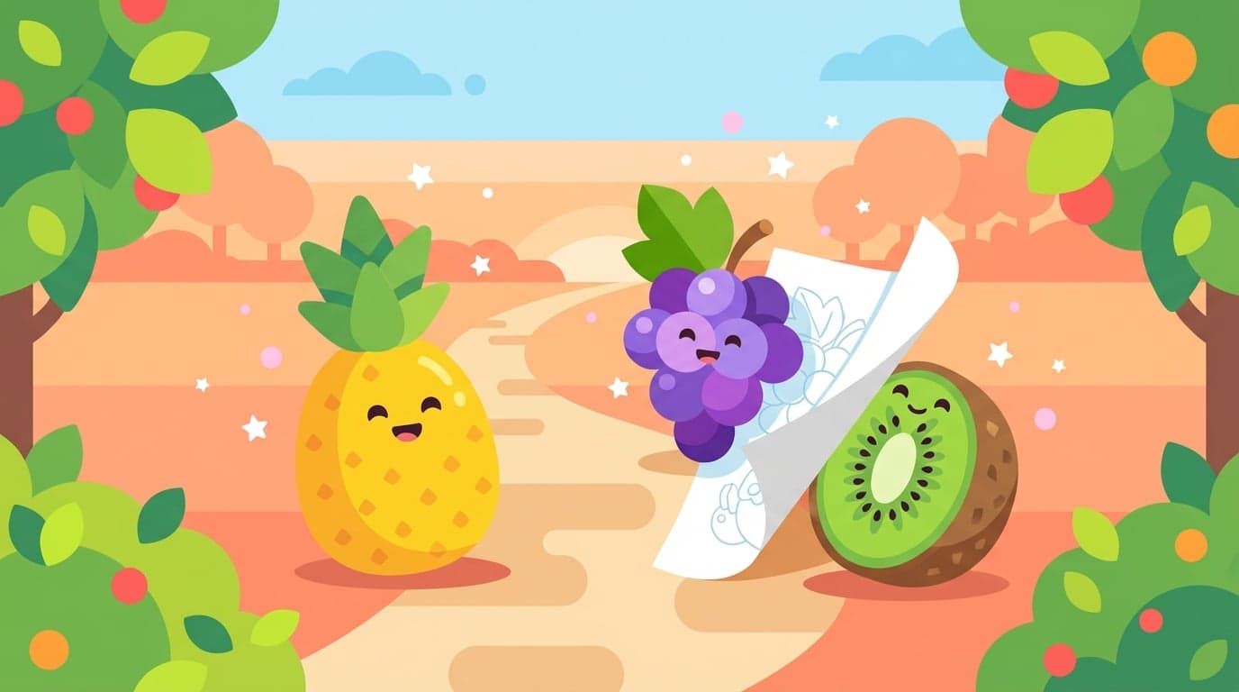 Free Printable Fruit Coloring Pages: Sweet Nature Art