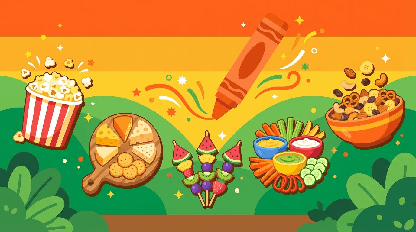 Snack Coloring Pages: Free Printable Sheets for Kids