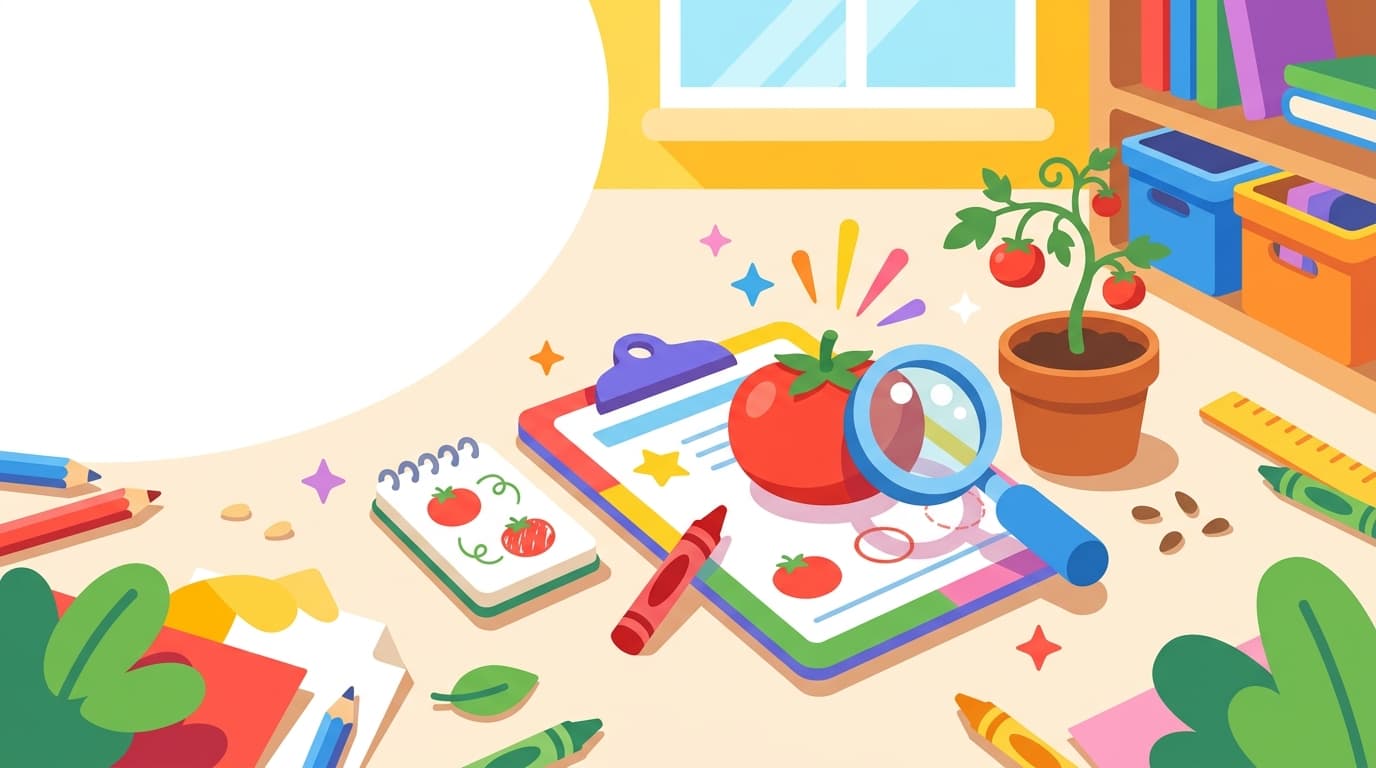 Free Tomato Facts and Coloring Pages for Kids - Printable PDF