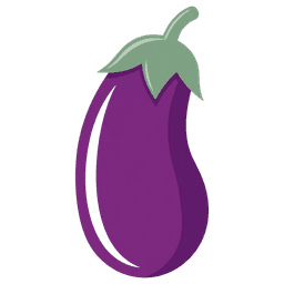 3D Eggplant