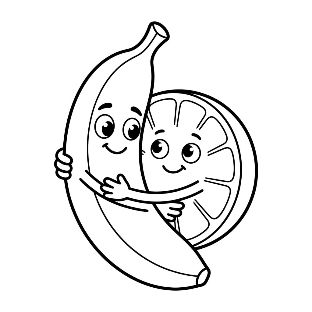 Fun Printables: Colorful Plate of Fruits and Vegetables - Preview Page 3