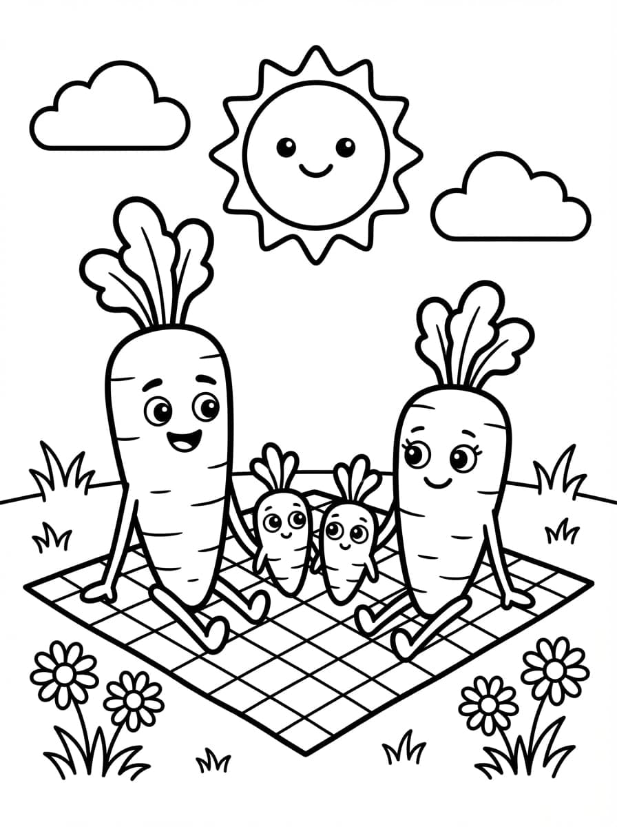 Food Coloring Pages for Kids: Fun Kitchen Missions for Brave Eaters - Preview Page 2