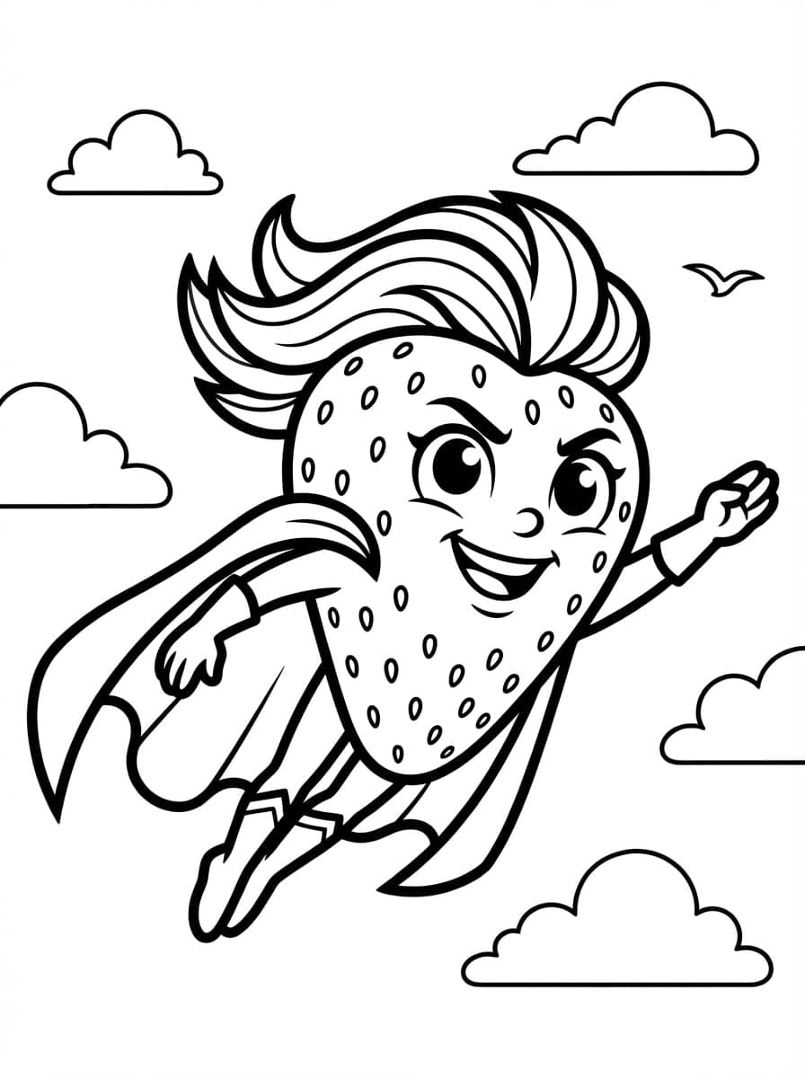 Food Coloring Pages for Kids: Fun Kitchen Missions for Brave Eaters - Preview Page 3