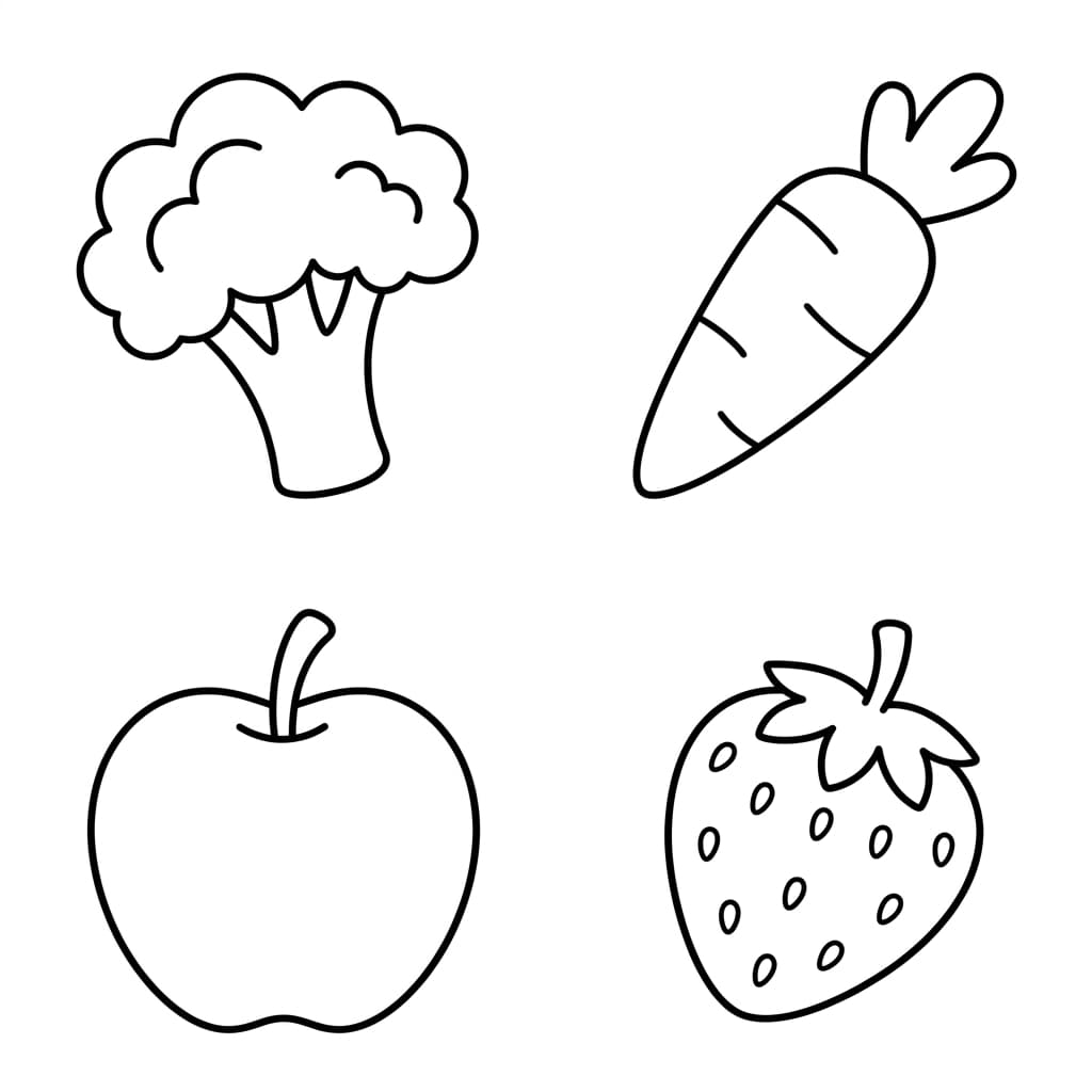 Free Food Groups Worksheets: 5-Column Sorting Game - Preview Page 2