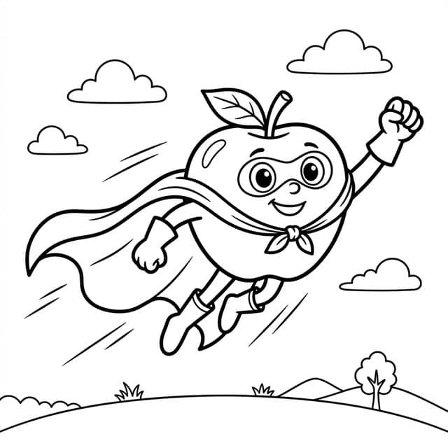 Fruits Coloring Pages: A Vibrant Adventure for Little Guardians - Preview Page 3