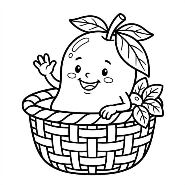 Fruits Coloring Pages: A Vibrant Adventure for Little Guardians - Preview Page 4