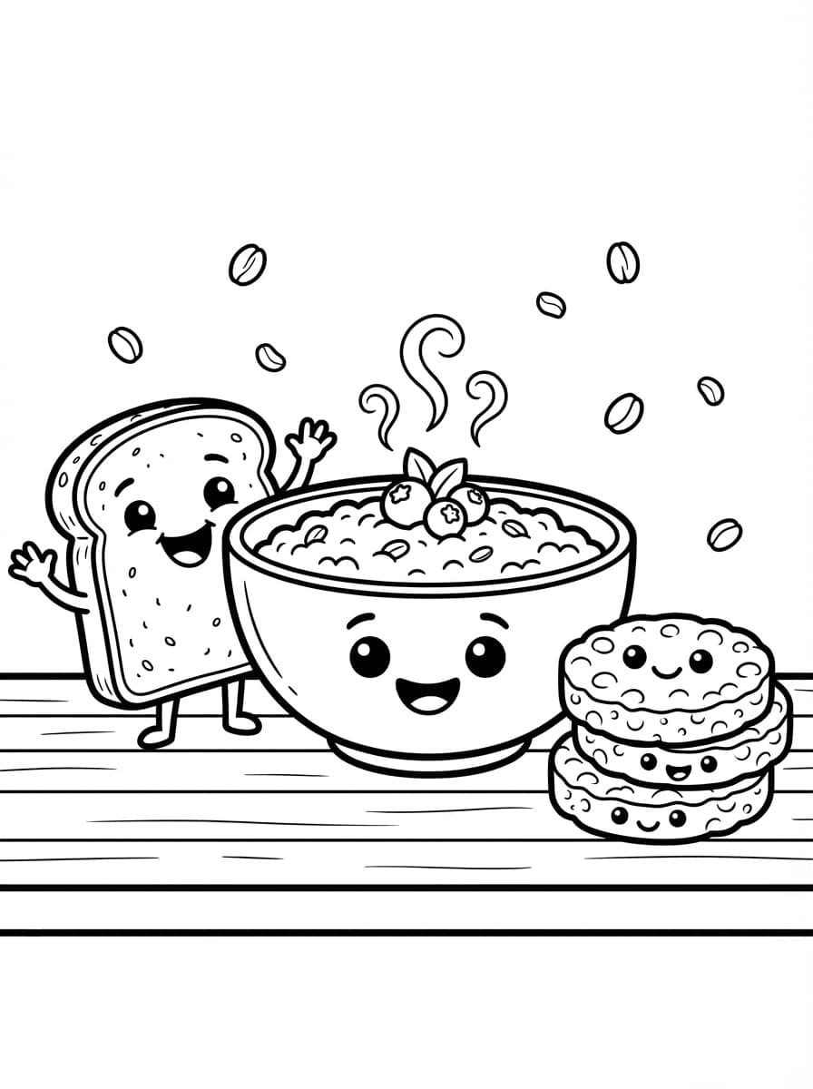 Healthy Food Coloring Pages: Your Guide to Inner Garden Superpowers - Preview Page 1