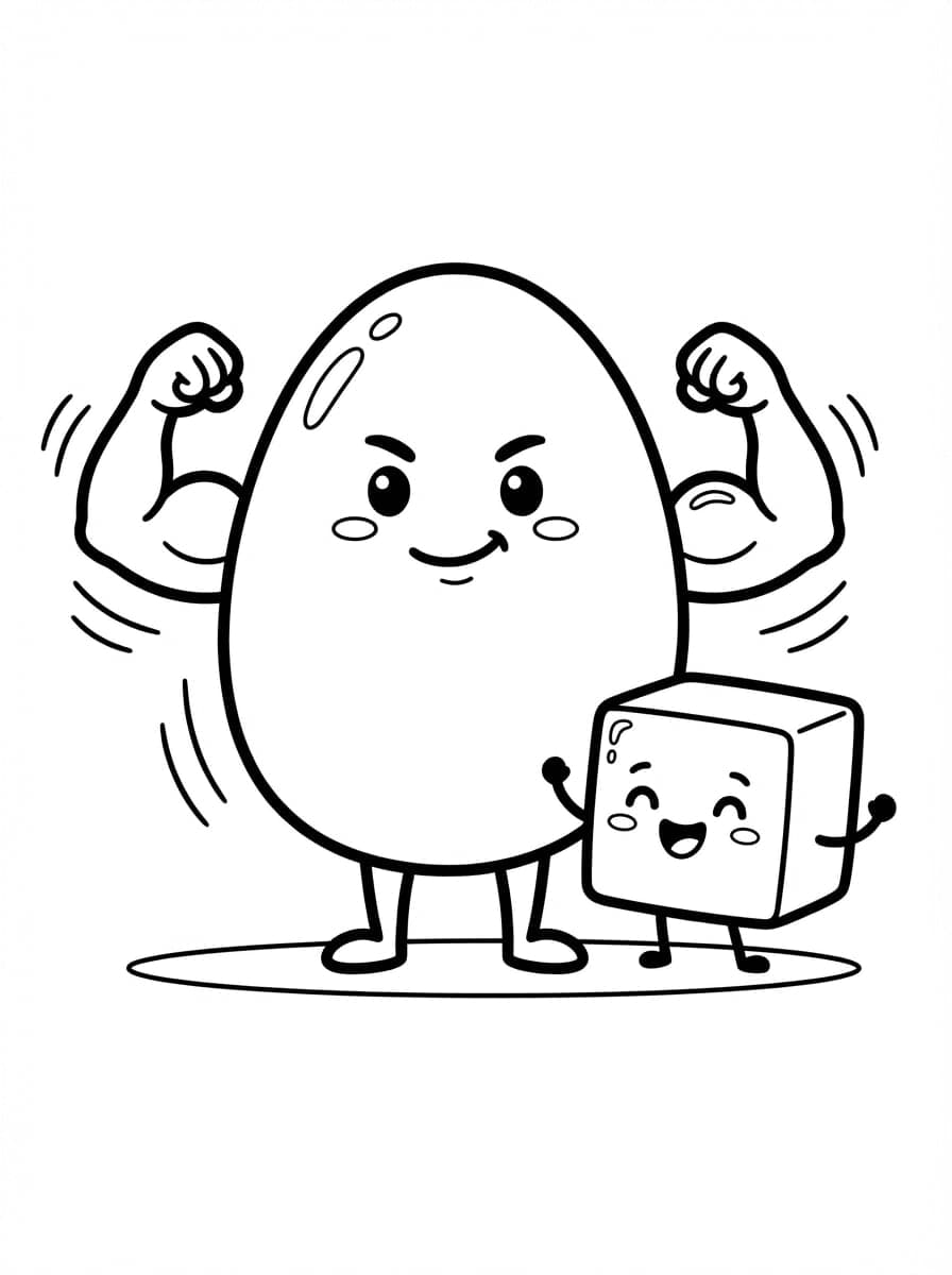 Healthy Food Coloring Pages: Your Guide to Inner Garden Superpowers - Preview Page 4