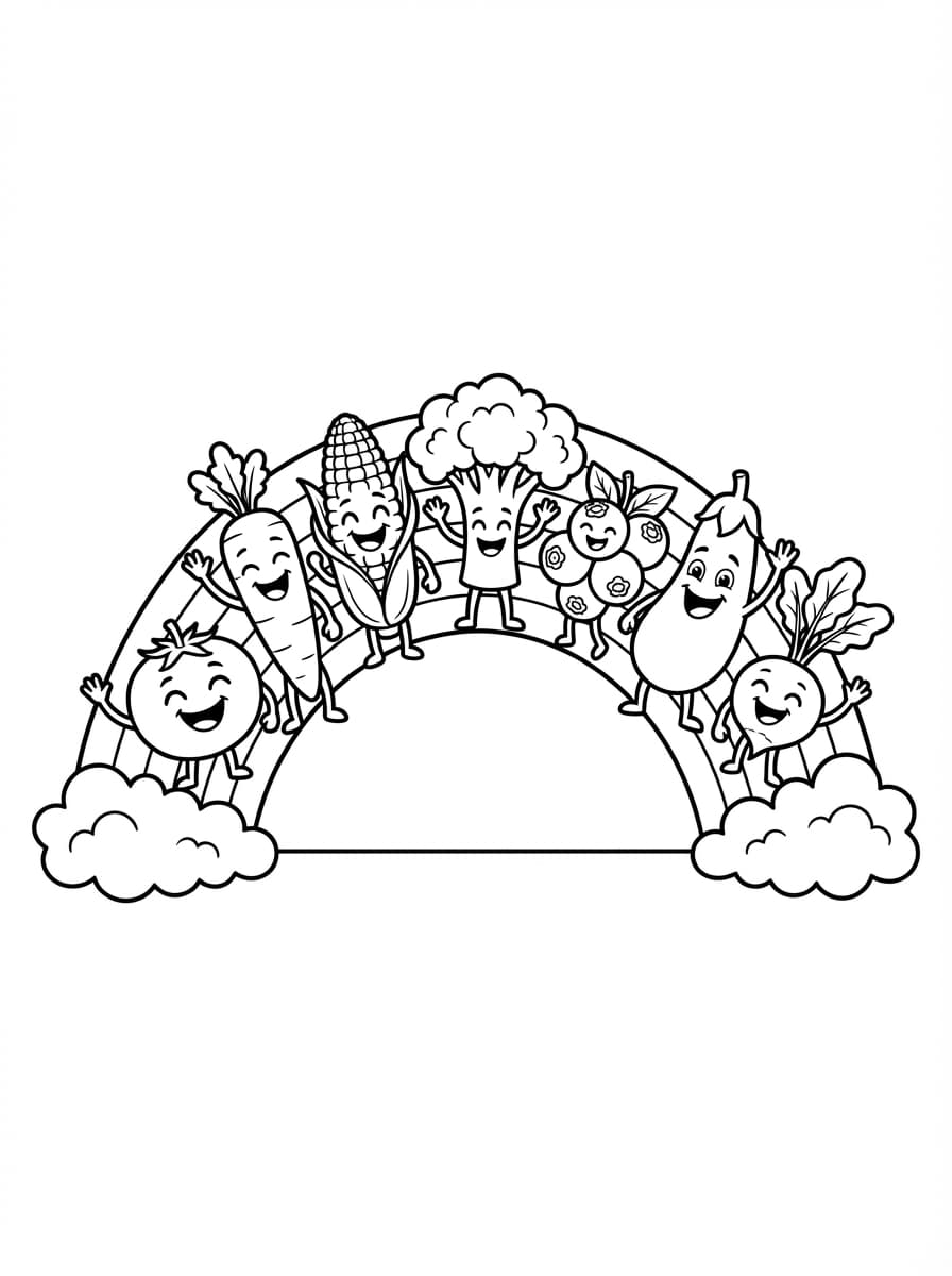 Picky Eater Food List Coloring Pages - Free Printable Pack - Preview Page 3