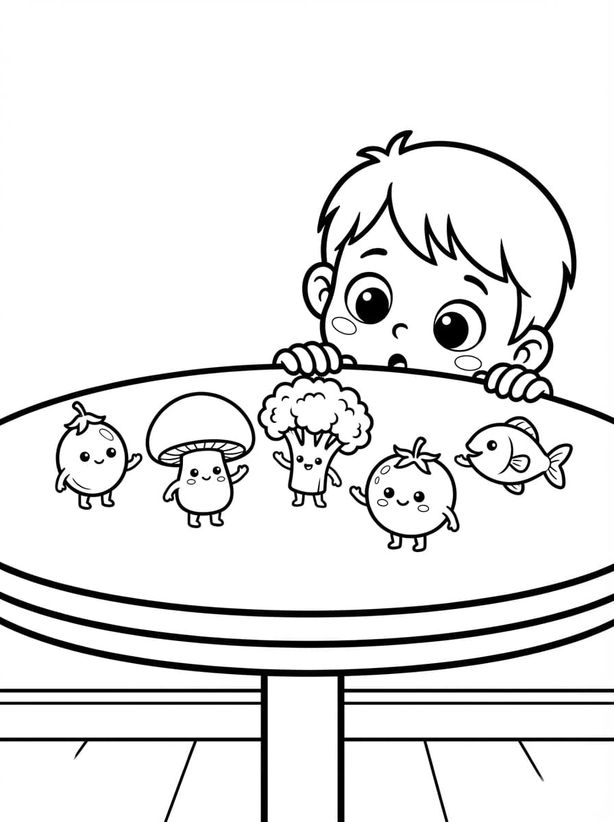 Picky Eater Food List Coloring Pages - Free Printable Pack - Preview Page 5