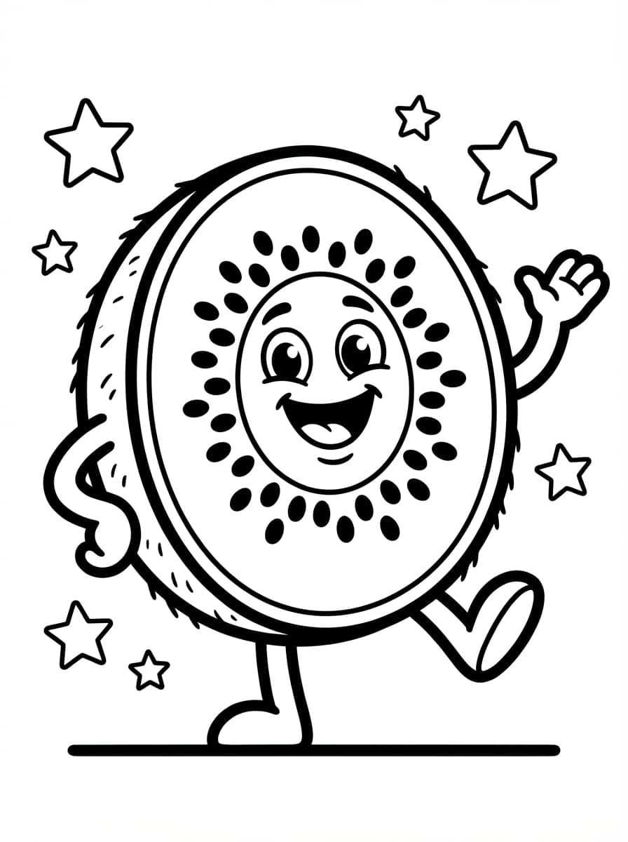 Free Printable Fruit Coloring Pages: Sweet Nature Art - Preview Page 4