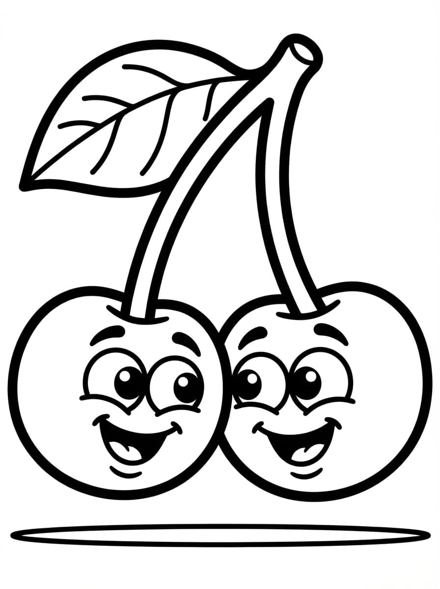 Free Printable Fruit Coloring Pages: Sweet Nature Art - Preview Page 5