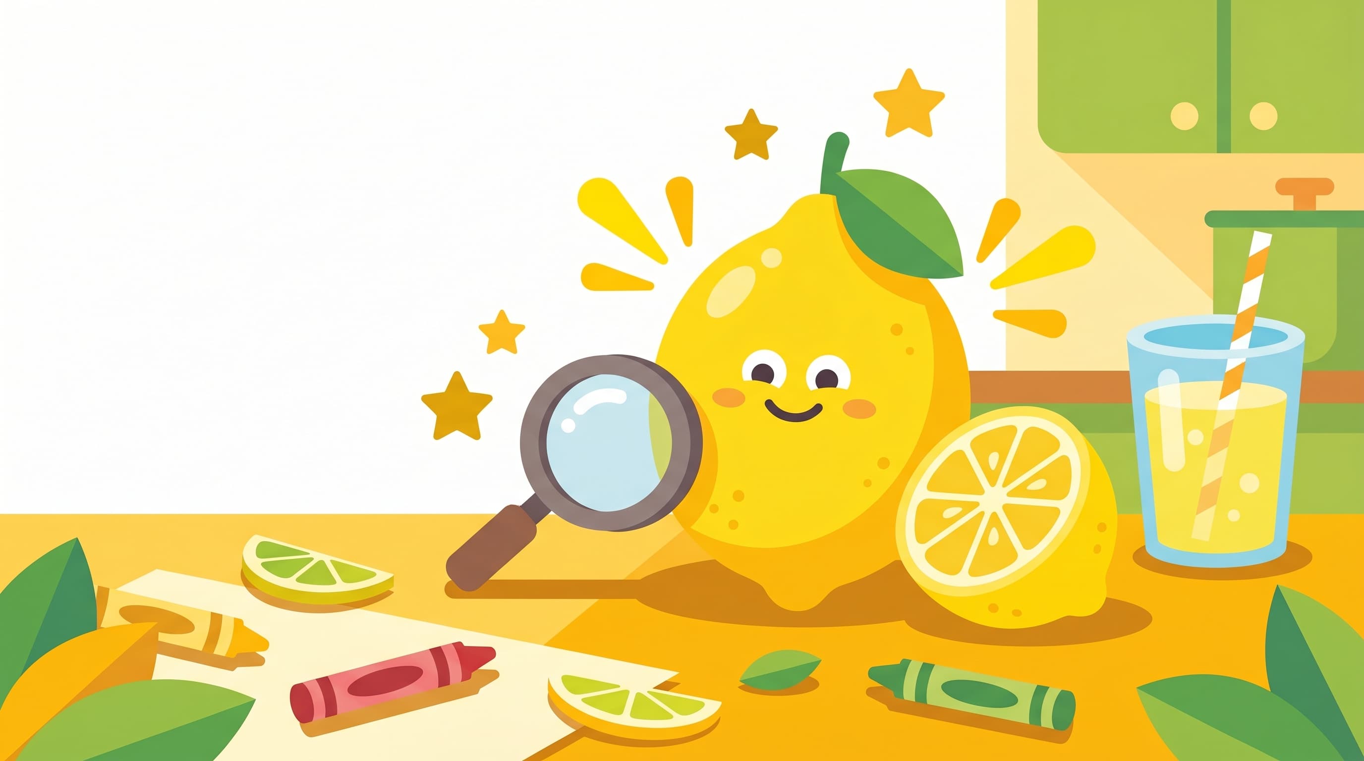 Free Lemon Facts and Coloring Pages for Kids - Printable PDF